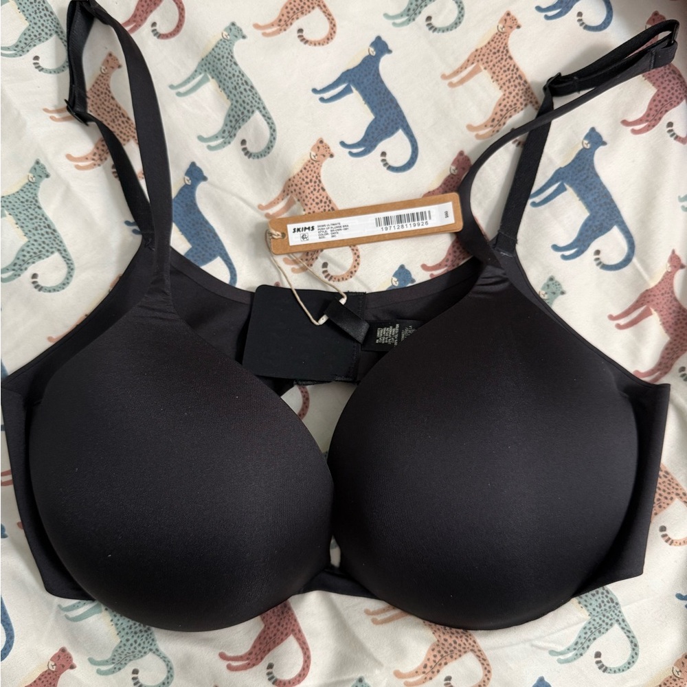 SKIMS Onyx Push Up Plunge Bra